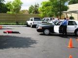 LAPD Explorer Drills at West Valley Station