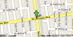 Lancaster Jail Location Map