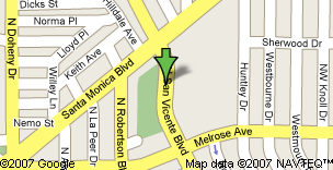 West Hollywood, CA Map
