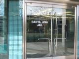 Door to the Santa Ana Jail in Orange County in Southern California